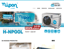 Tablet Screenshot of nipon-coolair.com